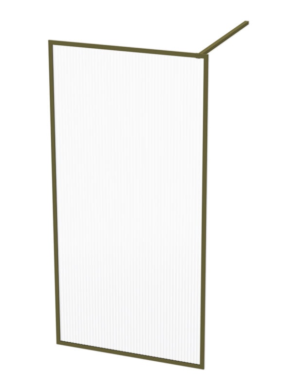 Aluminium shower screen with sleek design, perfect for modern bathrooms in South Africa, offering durability and water resistance.