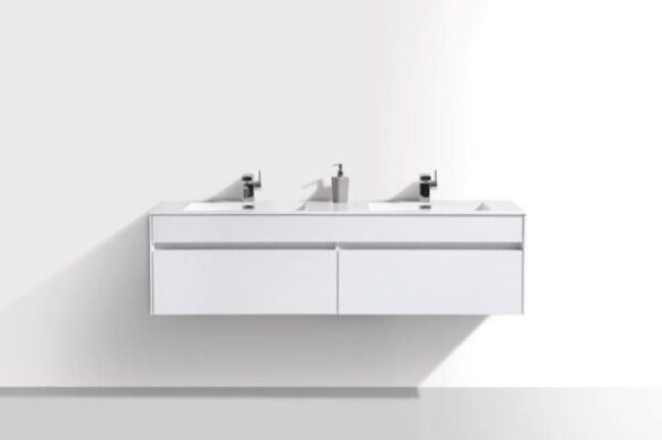 Simplicity 1600 Vanity & Basin - High Gloss White