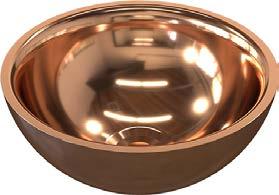 Brass Double Skin Basin (Small)
