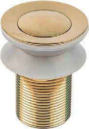 32mm Pop-Up Waste - Antique Brass