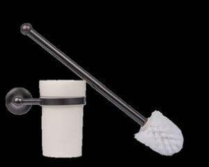 Toilet Brush and Holder - Black