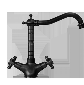 Kitchen Pillar Mixer - Black