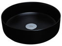 Gio Sianna Round Counter Top Basin Black