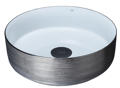 Gio Sianna Round Counter Top Basin SILVER