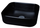 Gio Christina Square Basin,counter top Matt Black