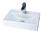 Gio Deana 1TH, Rectangular, Medium, Wall hung/Counter Top Basin