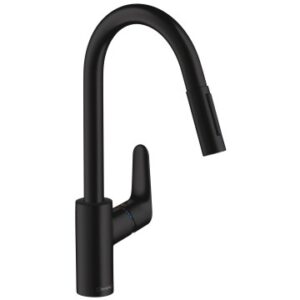 E2 Decor Pull Out Sink Mixer (Black)