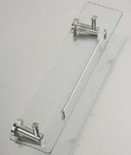 Inox Glass Shelf (Brushed)