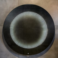 Infinity 900mm round mirror