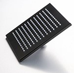 Black Square Shower Rose - 200mm