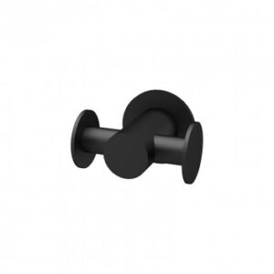 SUPREME DOUBLE ROBE HOOK SS304 - BLACK