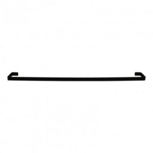 NERO SINGLE TOWEL RAIL 800MM - BLACK (106BSTR800)