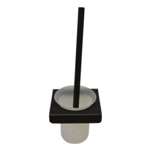 NERO TOILET BRUSH + HOLDER - BLACK (106BWMLBH)
