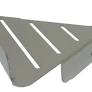 NU COVELI CORNER SHOWER RACK - S/TEEL