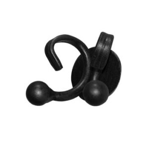 POS SOAP DISH W/M & GLASS - BLACK