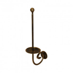 POS SOAP DISH STAND & GLASS GOLD