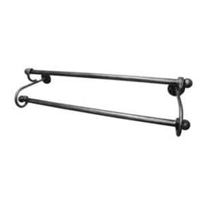 POS DBL TOWEL RAIL 1000MM PEWTER