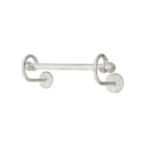POS HAND TOWEL RAIL 280MM WHT/PEWTER
