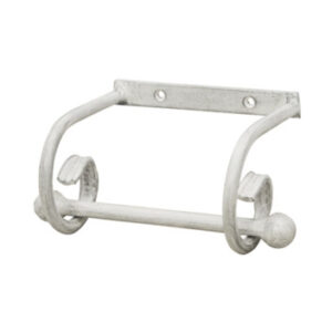 POS TOILET ROLL HOLDER WHT/PEWTER