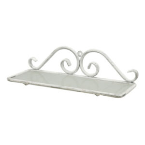 POS ROBE HOOK WHT/PEWTER