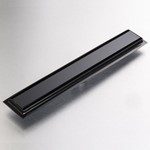 Shower Channel Solid 500mm - Matt Black
