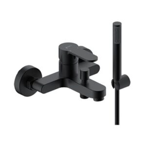 Aquarius Bath/Shower Mixer Blk