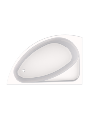 CBM06 QUEEN L/H CORNER BATH - WHITE 1525*950*415MM