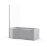 OSAKA R/H ONE PIECE BATH + CURVED SCREEN