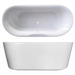 BM30SL BUDAPEST ONE PIECE F/STAND BATH - WHITE 1695*735*575MM