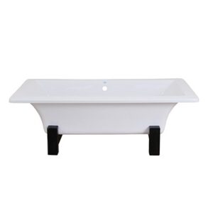 Bristol Freestanding Bath with Wooden Legs