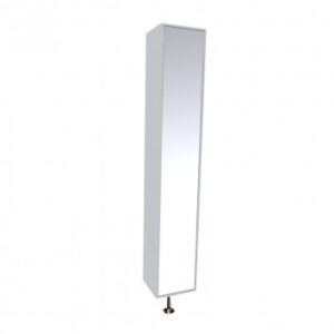 IRIS TALL SWIVEL UNIT WITH SHELVES - HGW & S/GLOSS GREY