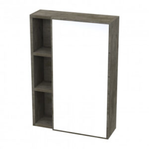 IVY WALL MIRROR UNIT - NATURAL CONCRETE