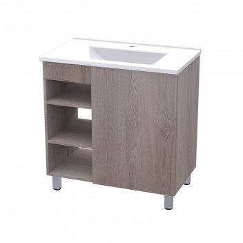 LATINO 800 FLOOR UNIT - MADURA OAK (No Basin)