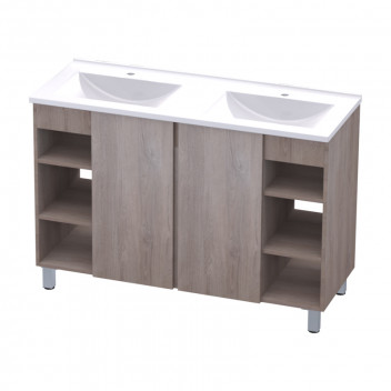 LATINO 1200 FLOOR UNIT - MADURA OAK (No Basin)
