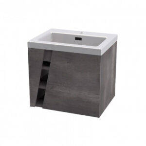 TOPAZ 600 WALL HUNG UNIT - AGED STONE (No Basin)