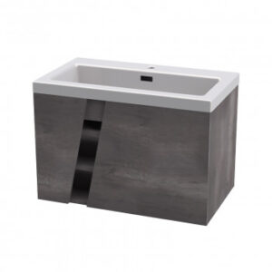 TOPAZ 800 WALL HUNG UNIT - AGED STONE