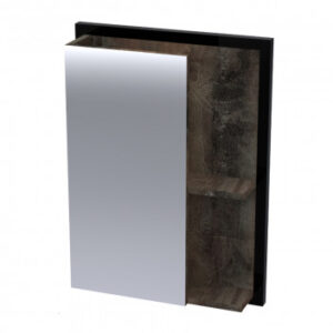 FERRO 440 MIRROR UNIT - MATT BLACK STEEL AND NAPOCA