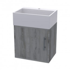 THE CUBE 400 WALL HUNG UNIT - CALAIS (No Basin)