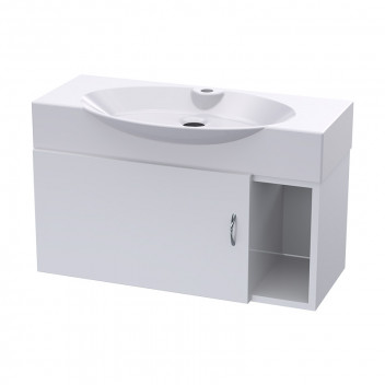 C0000407 MURCIA 680 WALL MOUNT UNIT FOR STR4282A BASIN - HIGH GLOSS WHITE(No Basin)