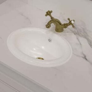 Oval Drop In Ceramic Basin
