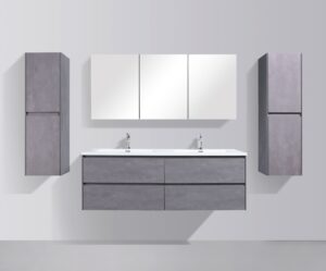 Enzo 1500 Concrete Bathroom Vanity
