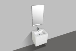 Enzo 600 White Bathroom Vanity