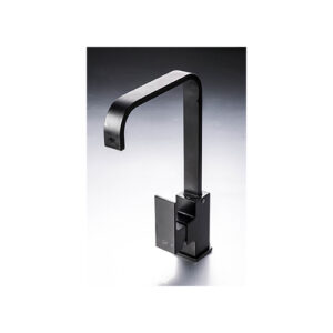 Black Malta Kitchen Sink Mixer Square (U)
