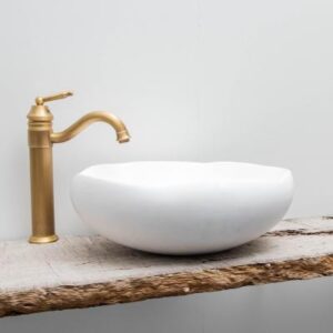 Lotus Basin Large - White