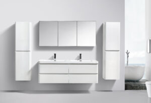 Milan 1500 Four Drawer Vanity