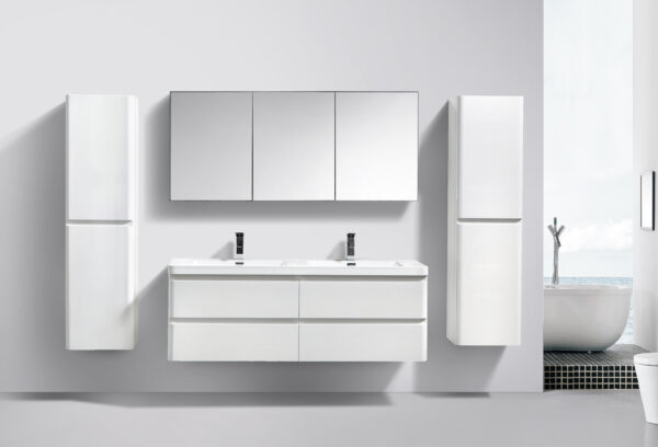 Milan 1500 Four Drawer Vanity