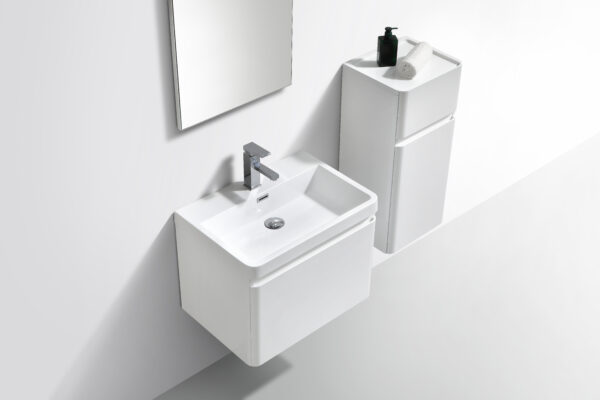 Milan 600 Single Drawer Vanity
