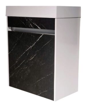 Simplicity 460 Vanity & Basin - Black Marble