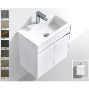 Simplicity 550 Vanity & Basin - Black Marble