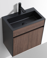 Simplicity 550 Vanity & Charcoal Basin